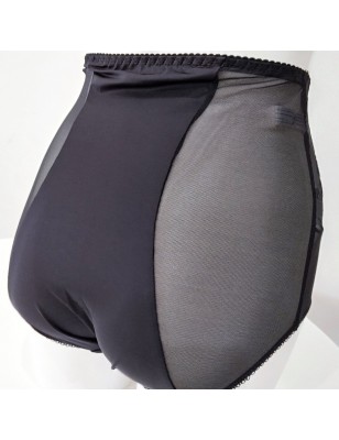 Black Elegance: High-Waist Feminine Panties for Men