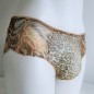 Wild Essence: Cheetah Motif Mesh Panties for Men