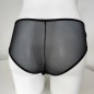 Mesh Marvel: Crossdressers' Black Lace Panties for Men