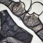 Mesh Marvel: Crossdressers' Black Lace Panties for Men