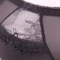 Charcoal Lace: Sheer Bikini Sissy Panties for Men