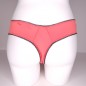 SatinSky: Radiant Orange Satin Panties for Plus-Size Men