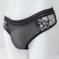 Black Leopard: Silky Sheer Men's Panties