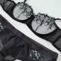 Black Leopard: Silky Sheer Men's Panties