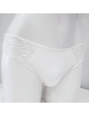 Ivory Glitter: Off-White Glittering Panties for Men